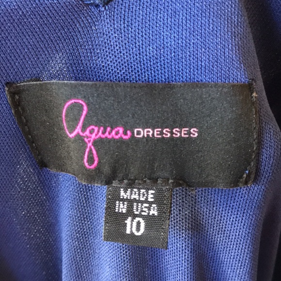 Aqua pleated dress - Picture 4 of 6